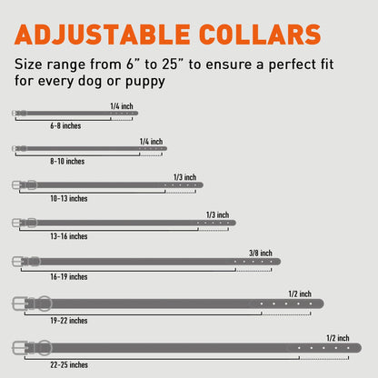 Dogline - Soft Leather Round Collar