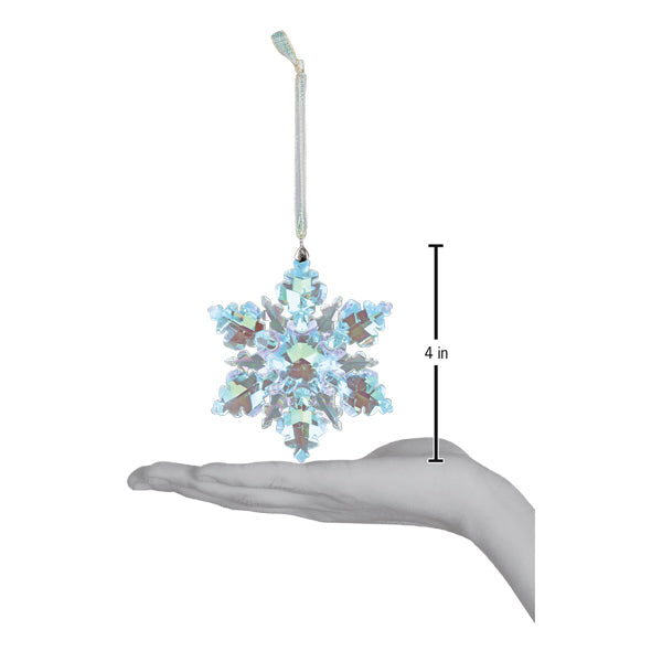 Radiant Crystal Snowburst Ornament