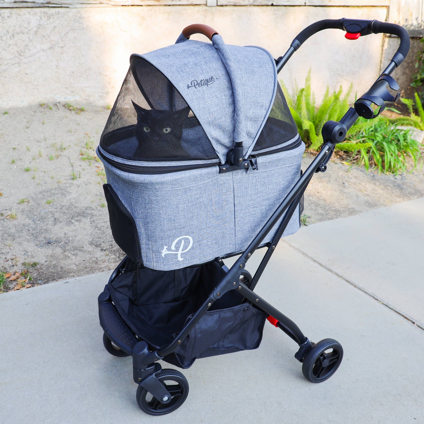 Petique, Inc - 3-in-1 Tri-Fold Pet Stroller