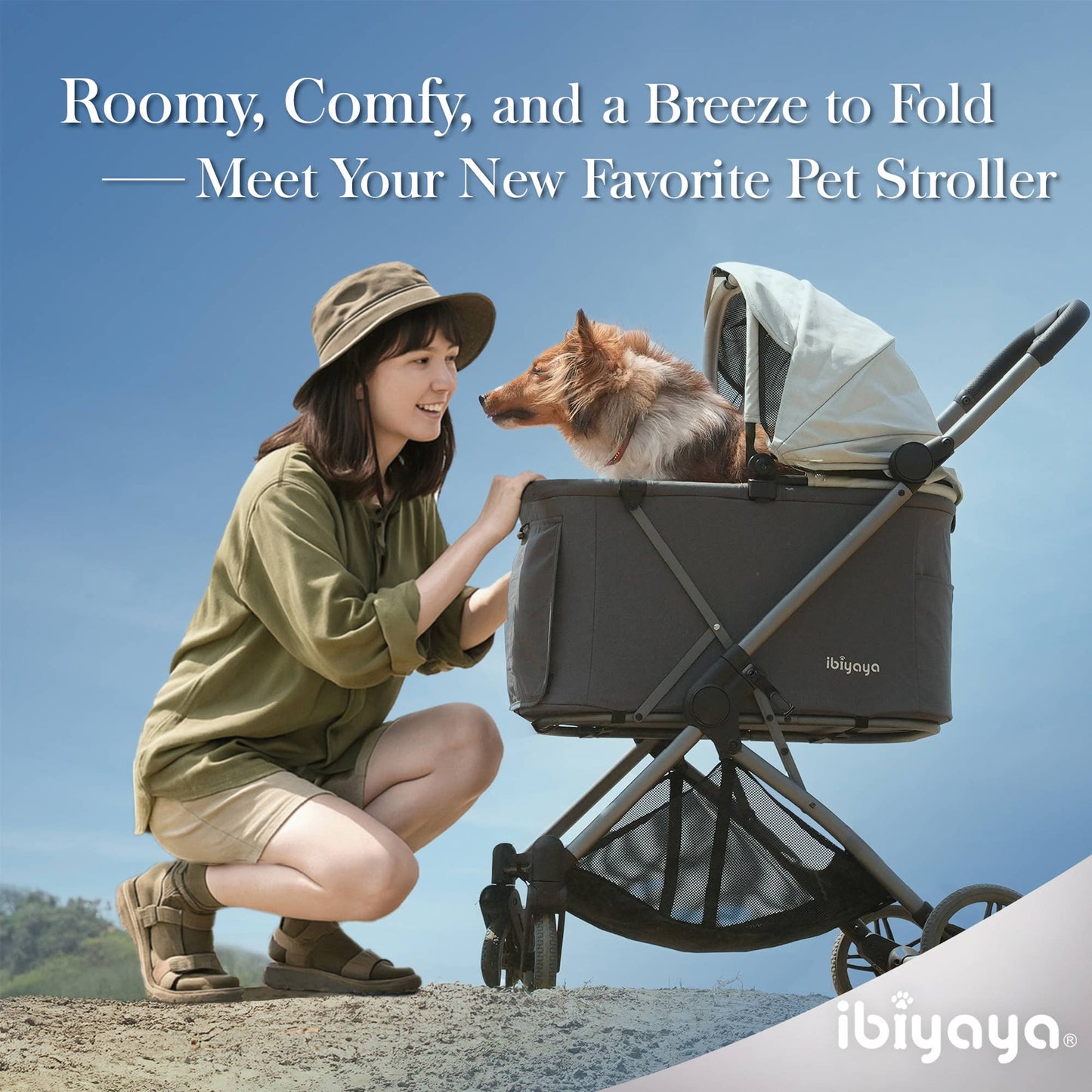 ibiyaya - Ibiyaya Maxi Deep Carriage Pet Stroller