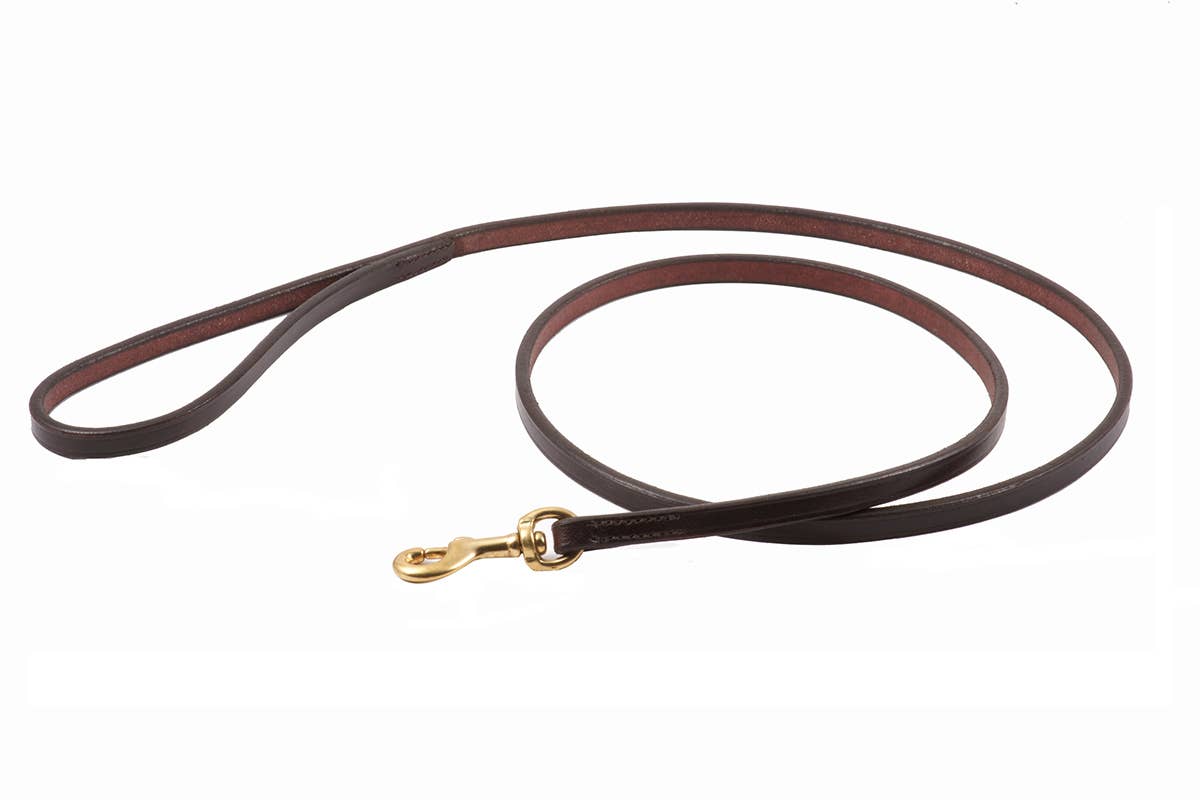 Alvalley - Flat Leather Snap Leads