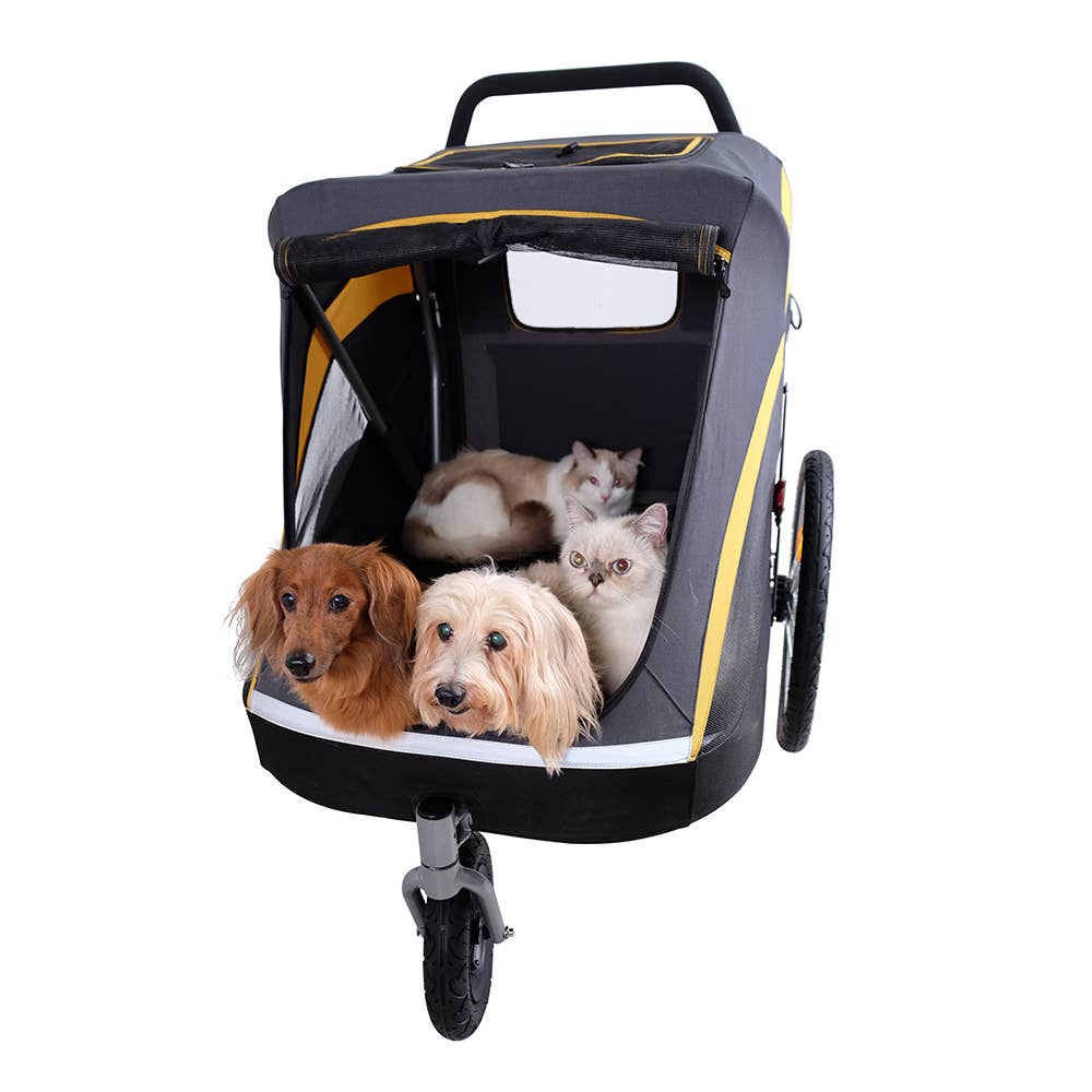 Ibiyaya - Hercules Heavy-Duty Pet Stroller-Bike Trailer, All-Terrain