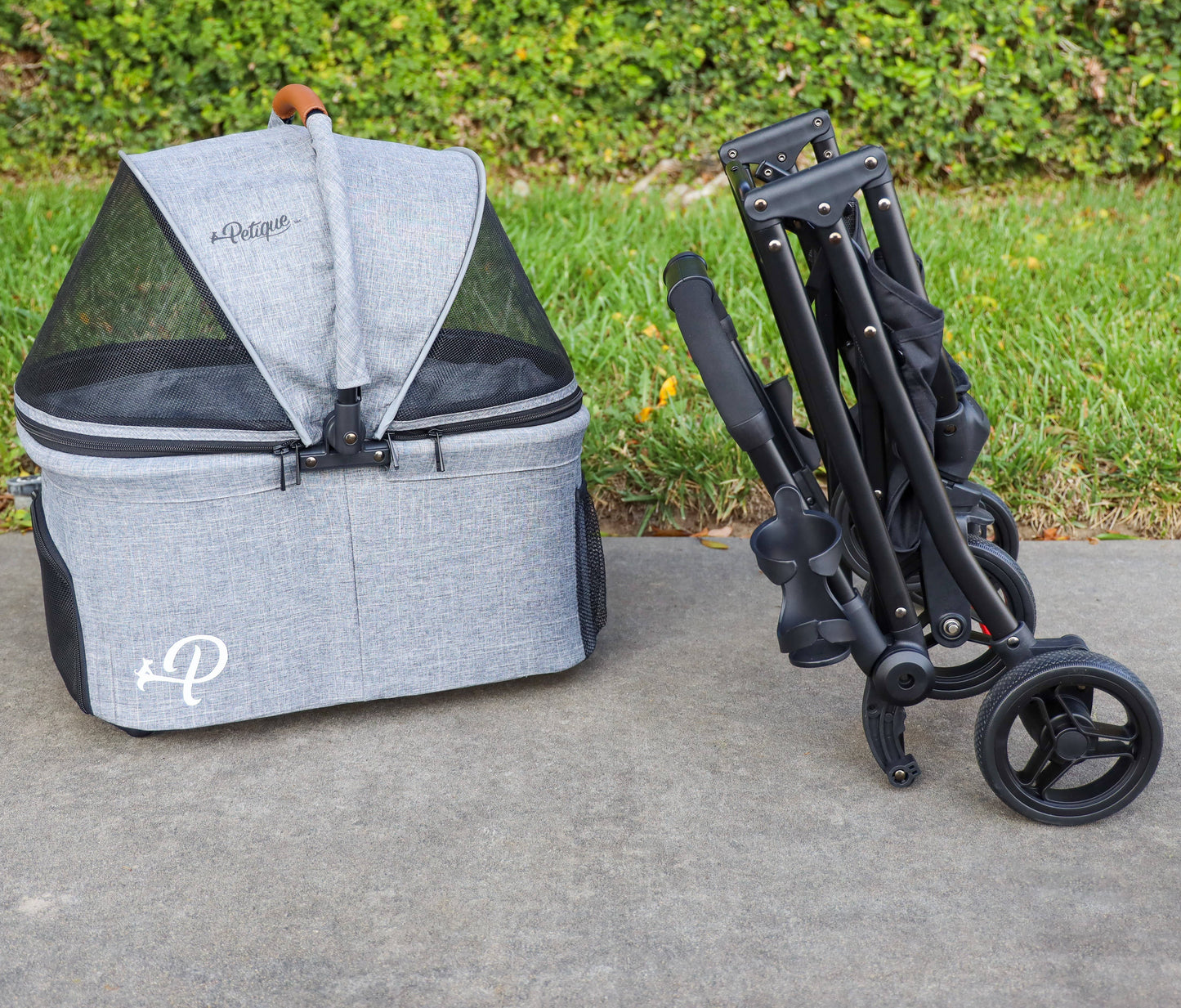 Petique, Inc - 3-in-1 Tri-Fold Pet Stroller