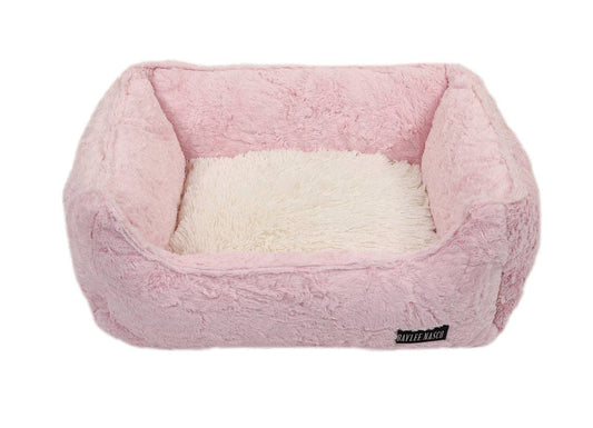 Baylee Nasco - Light Pink Mink with Cream Shag Lounge Bed
