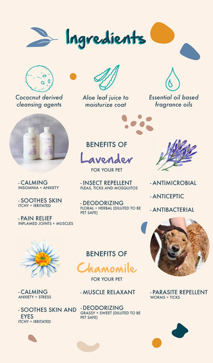 Pure + Good - Dog & Cat Shampoo: Lavender + Chamomile