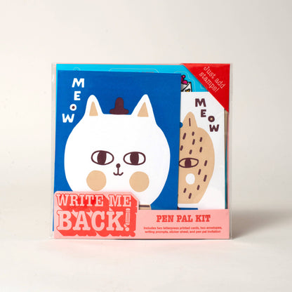 Cats Meow Letter Writing Write Me Back Pen Pal Kit -Suzy Ultman