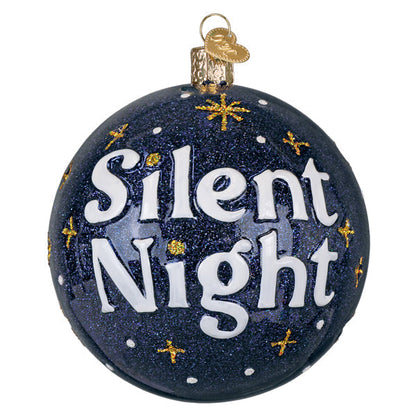 Silent Night Round Ornament