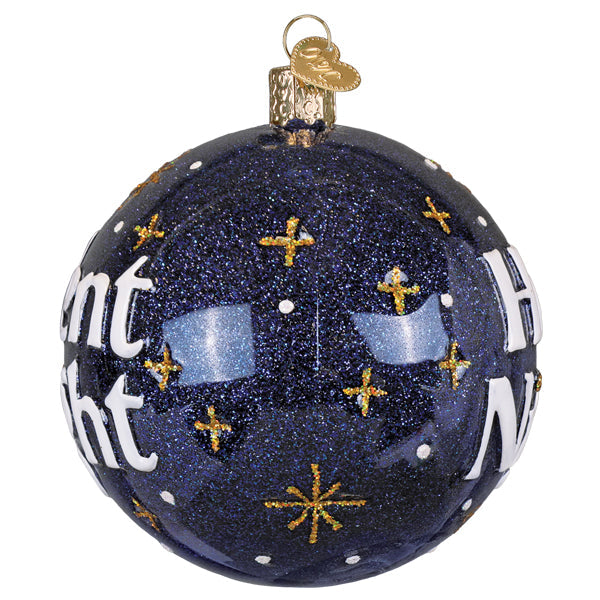 Silent Night Round Ornament