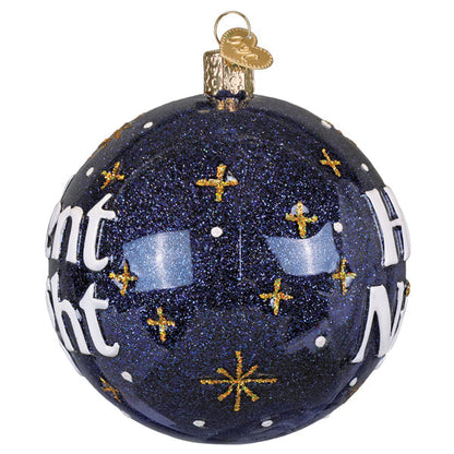 Silent Night Round Ornament