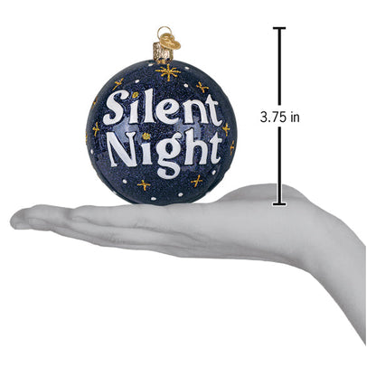 Silent Night Round Ornament
