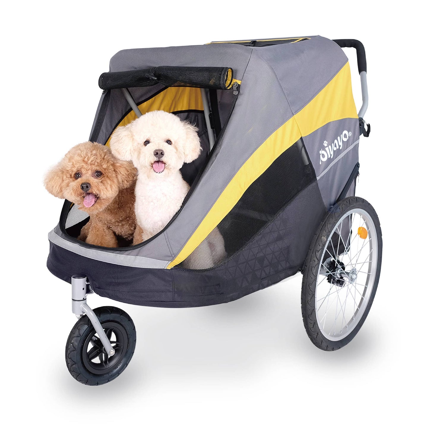 Ibiyaya - Hercules Heavy-Duty Pet Stroller-Bike Trailer, All-Terrain