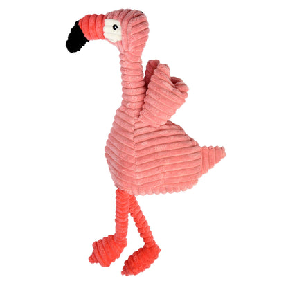 Flamingo Plush Dog Toy 17"