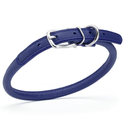Dogline - Soft Leather Round Collar