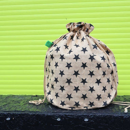 Christmas Star Sack -Black
