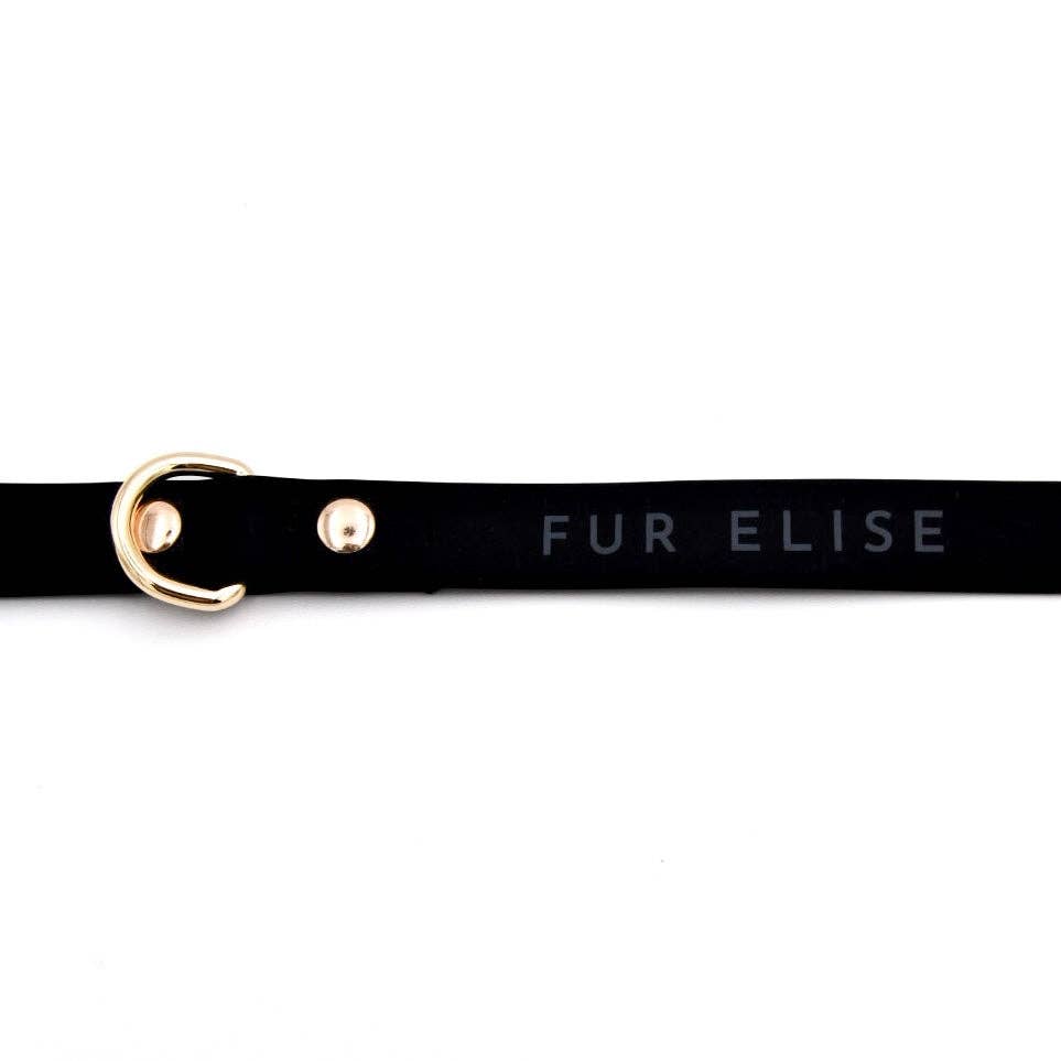 Fur Elise Pets - Elise Leash - Noir