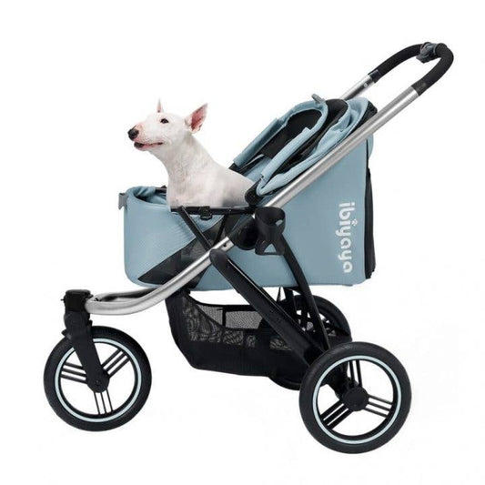 Ibiyaya - Beast Pet Jogging Stroller, 3-Wheel All-Terrain Dog-Cat Pram