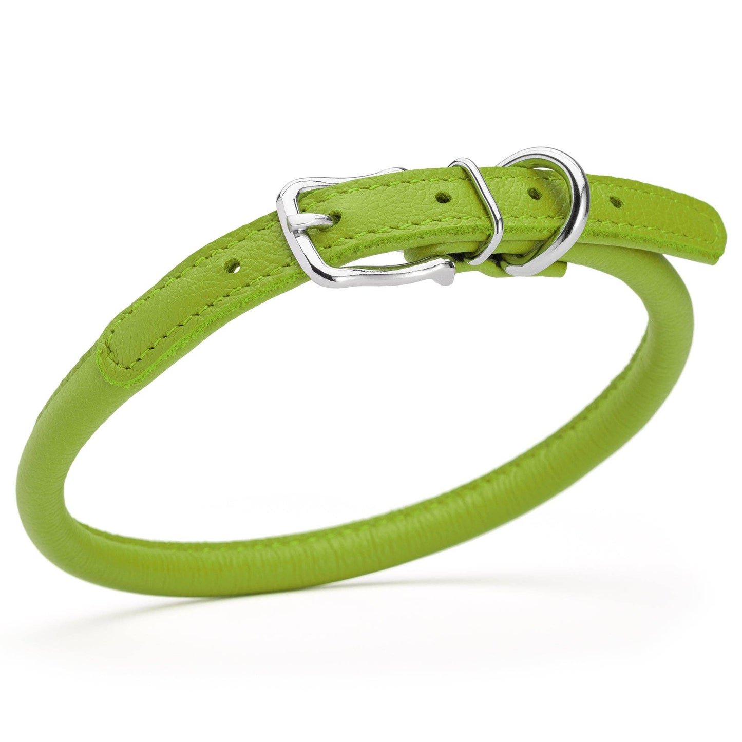 Dogline - Soft Leather Round Collar