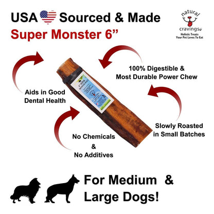 Bully Stick Super Monster USA 6"