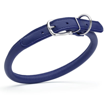 Dogline - Soft Leather Round Collar