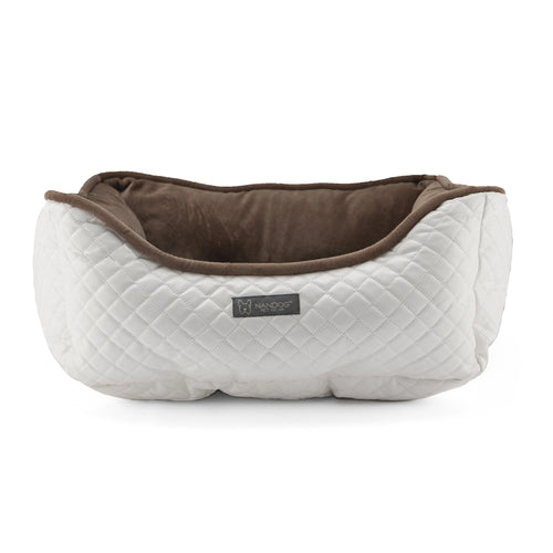 Prive quilted vegan leather bed