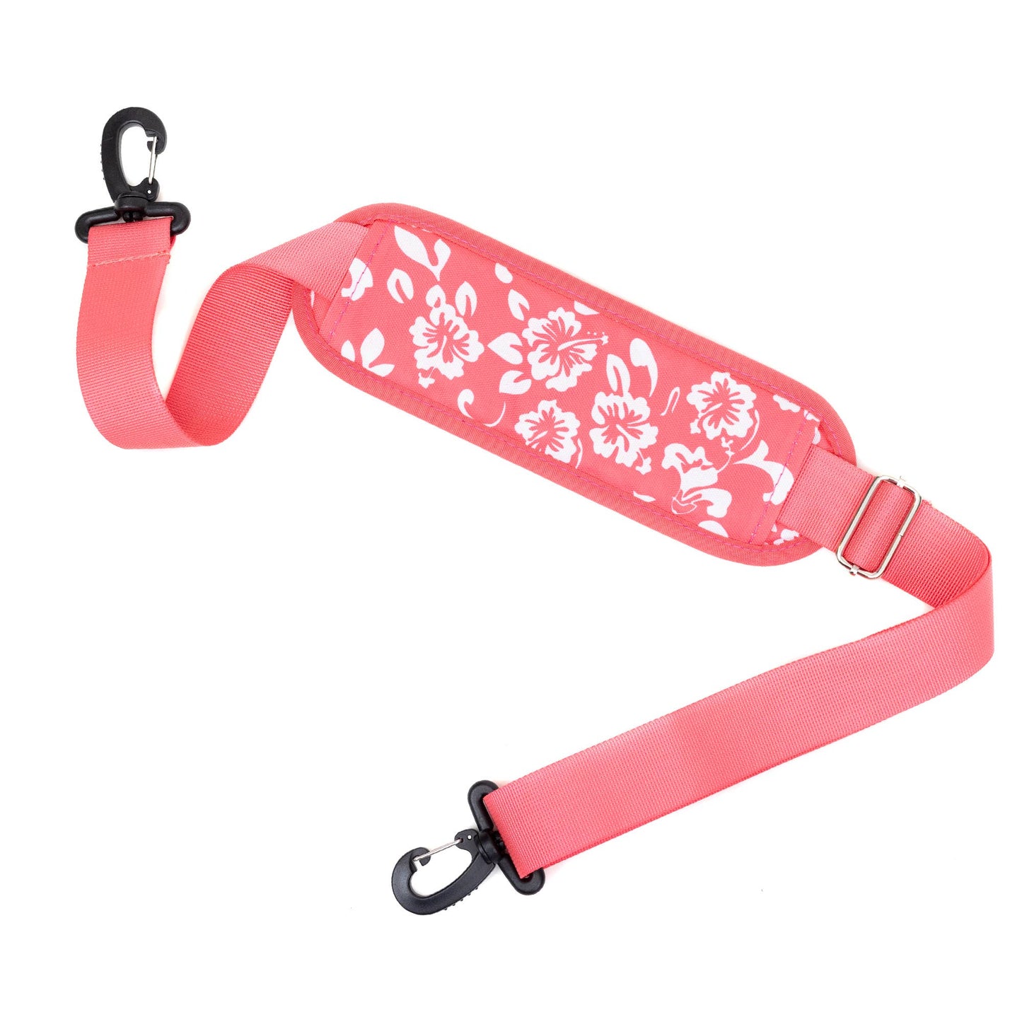 Prefer Pets Travel Gear - Hideaway Duffel - Pink Coral Hibiscus
