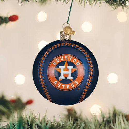 Astros Baseball Ornament