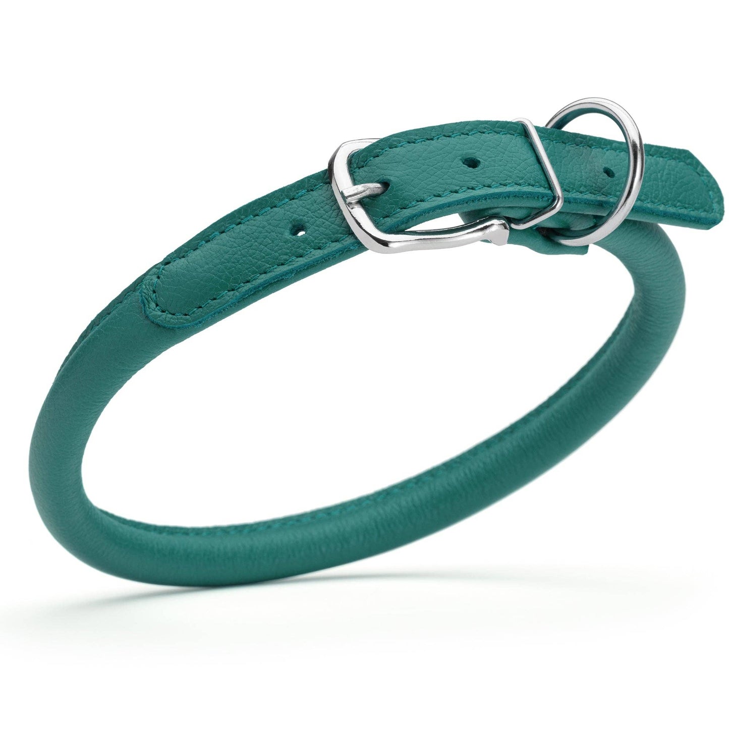 Dogline - Soft Leather Round Collar