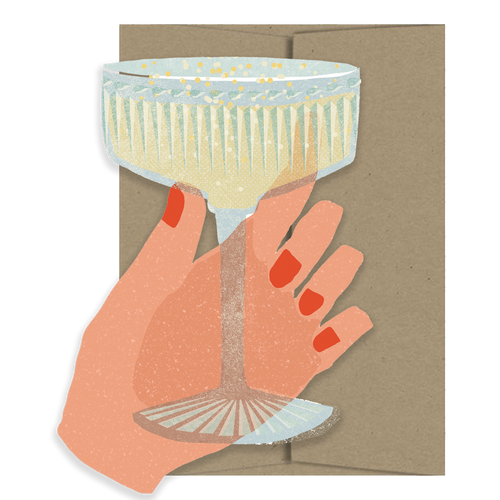 Coupe Chin-Chin - Die Cut Card