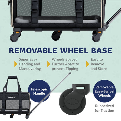 Katziela - Katziela® Quilted Chariot PRO Pet Carrier