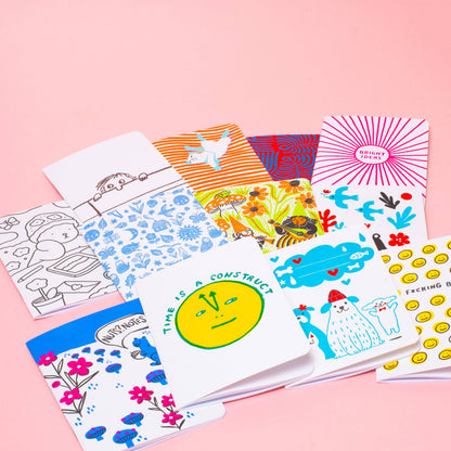 B6 Softcover Blank Notebook - Dog Squad