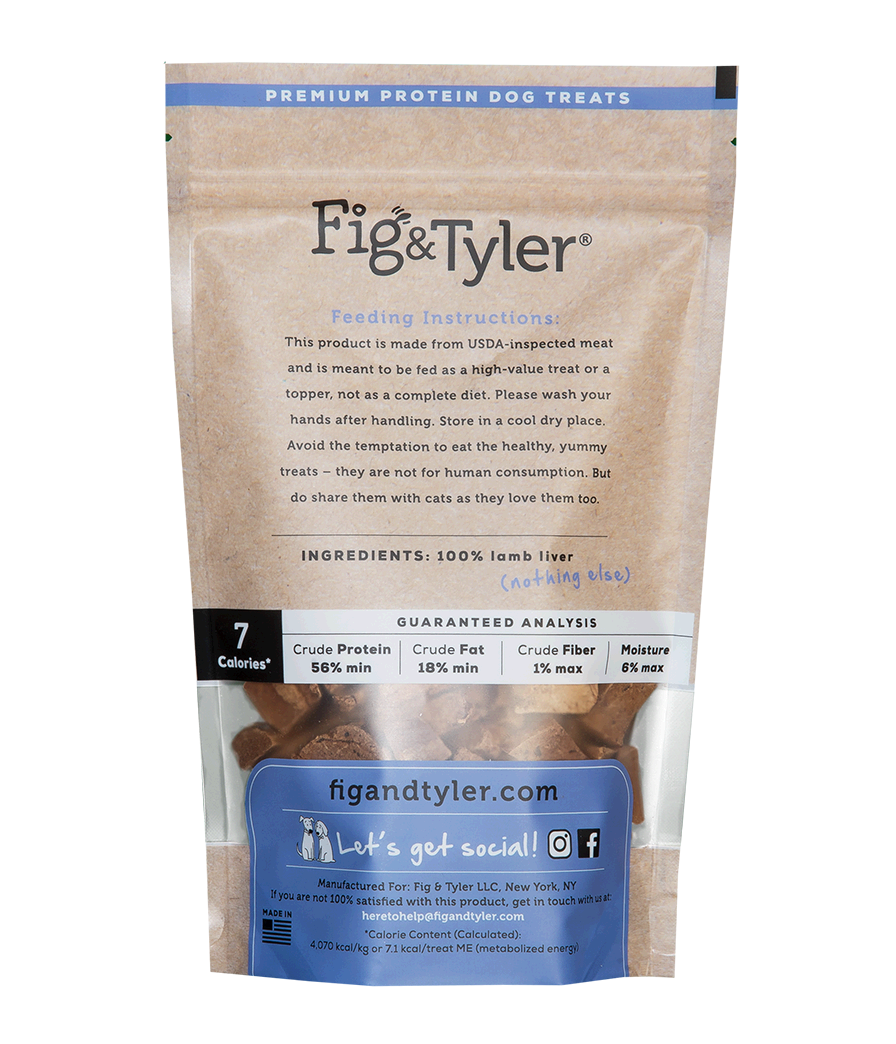 Fig & Tyler - Freeze-Dried Lamb Liver Morsels