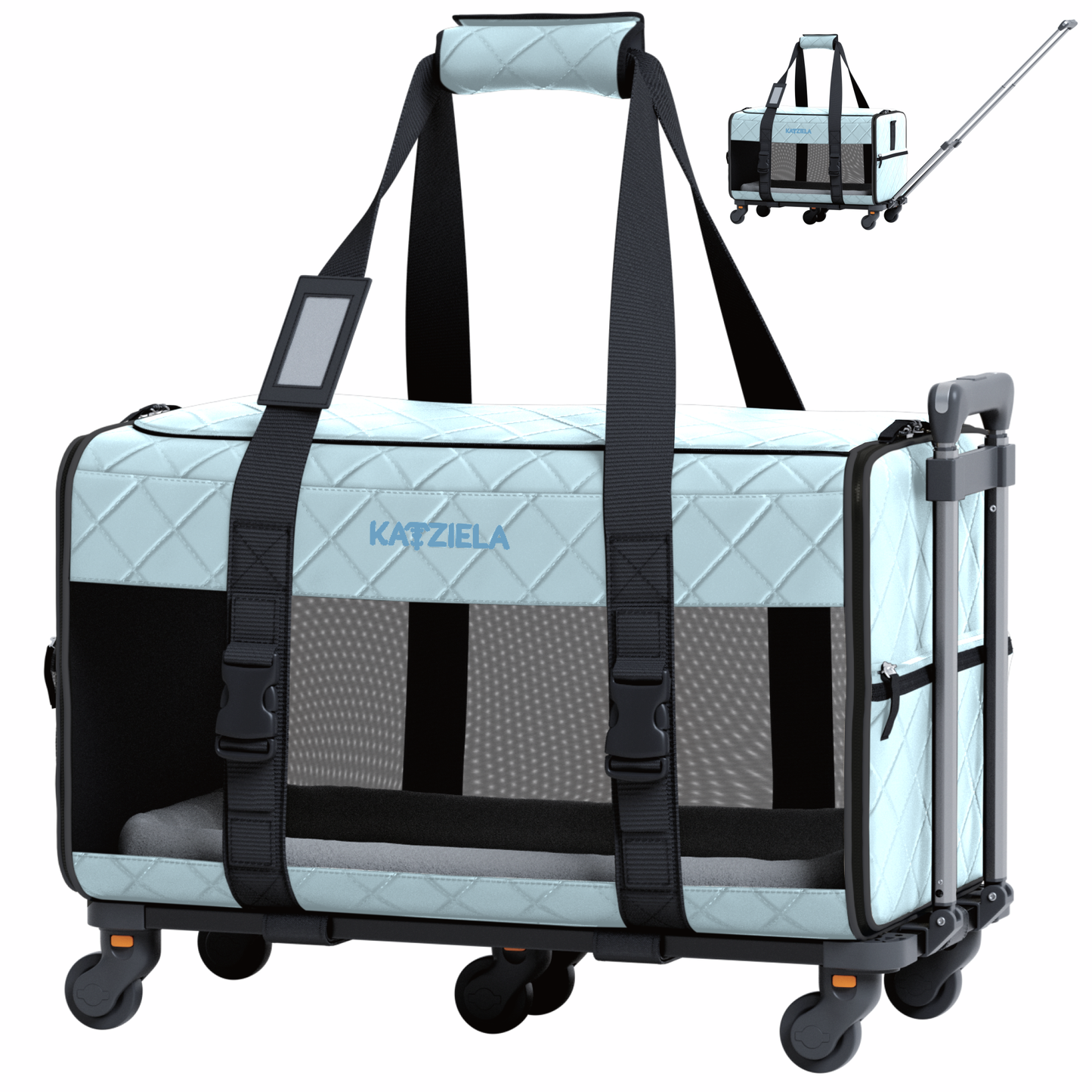 Katziela - Katziela® Quilted Chariot PRO Pet Carrier