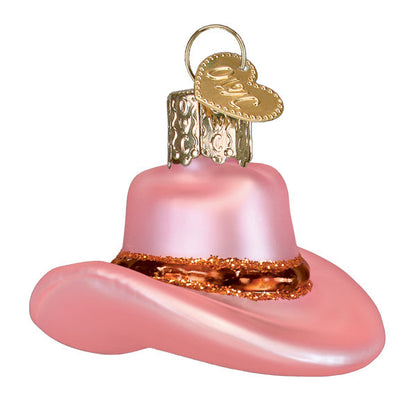 Mini Cowgirl Hat Ornament