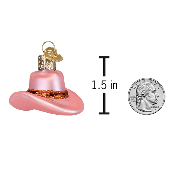 Mini Cowgirl Hat Ornament