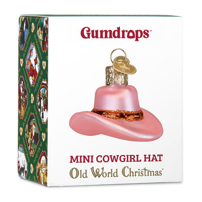 Mini Cowgirl Hat Ornament