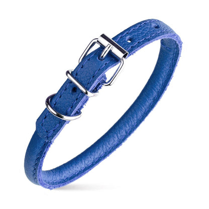 Dogline - Soft Leather Round Collar