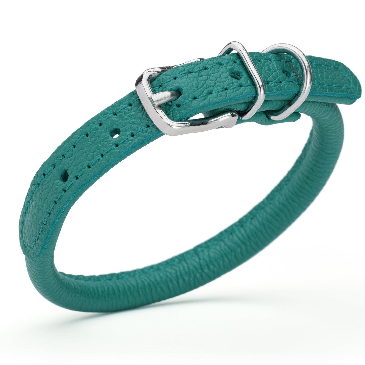 Dogline - Soft Leather Round Collar