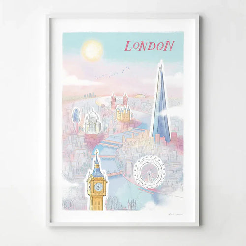 Mike Green London Skyline A4 Print