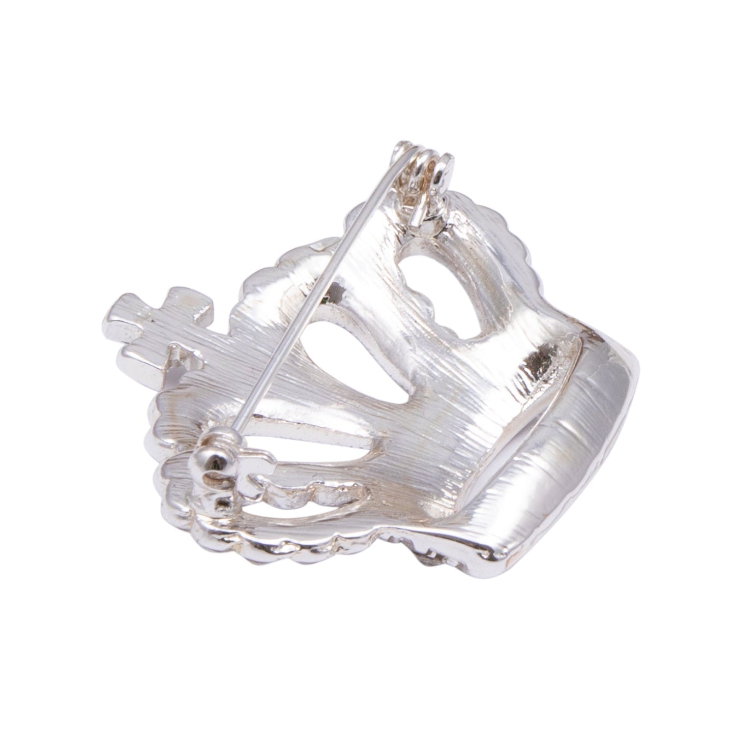 Alexander Thurlow Silver Crown Brooch
