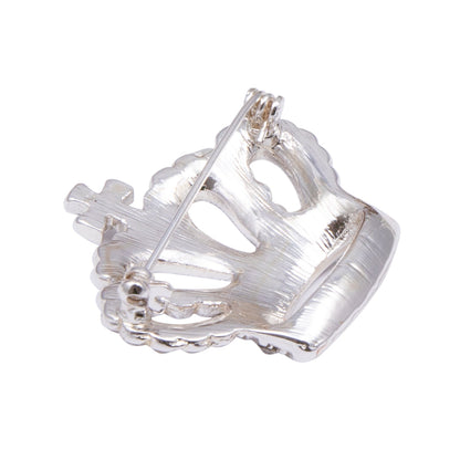Alexander Thurlow Silver Crown Brooch
