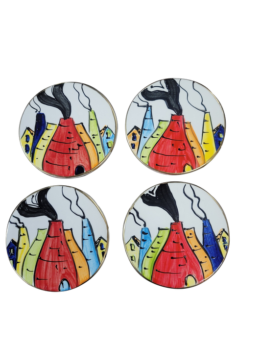 Anita Harris Potteries Coasters Set of 4
