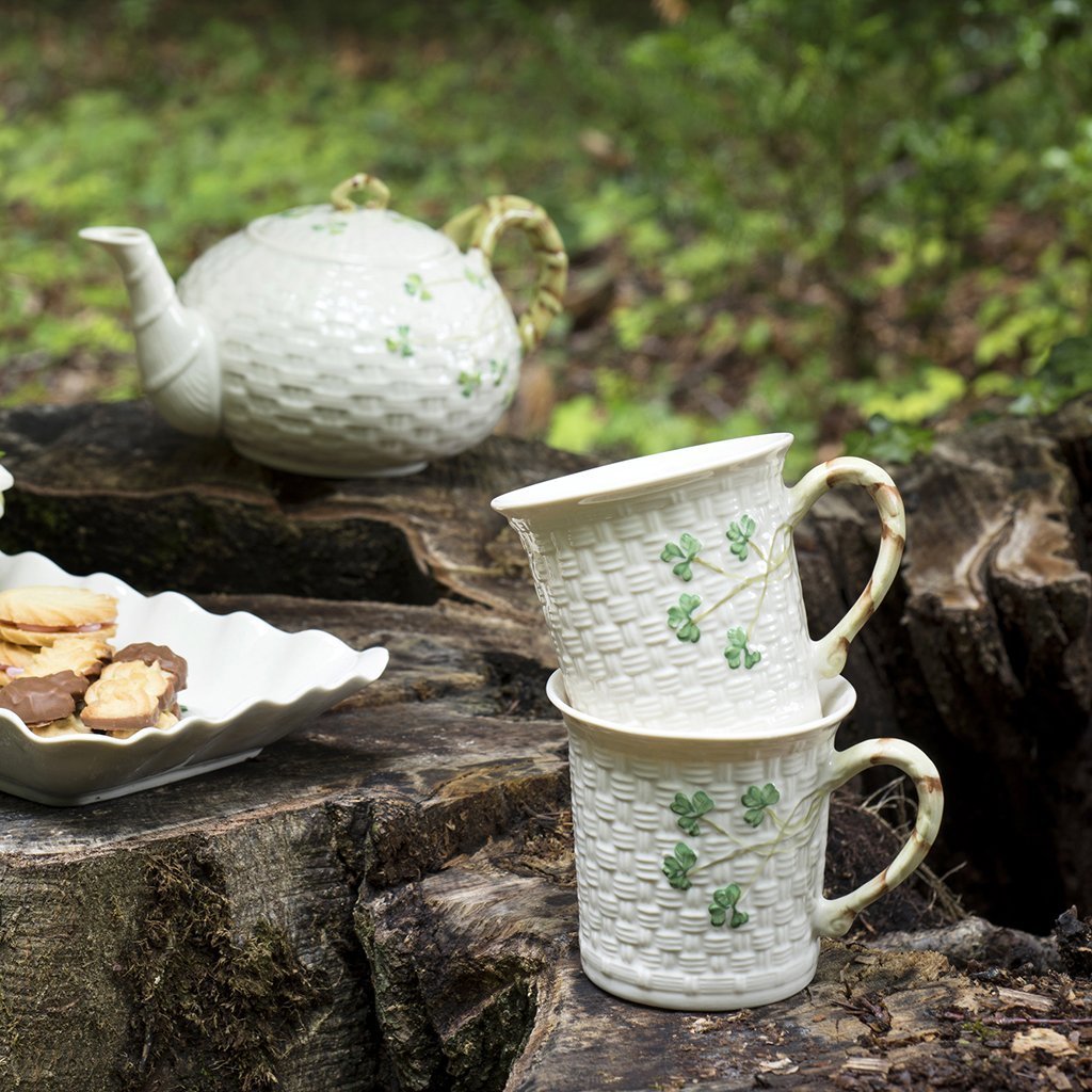 Belleek Shramrock Mug