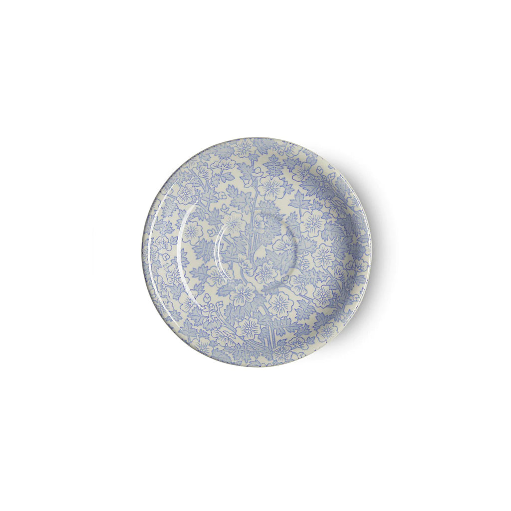 Burleigh Blue Burgess Chintz Tea Saucer