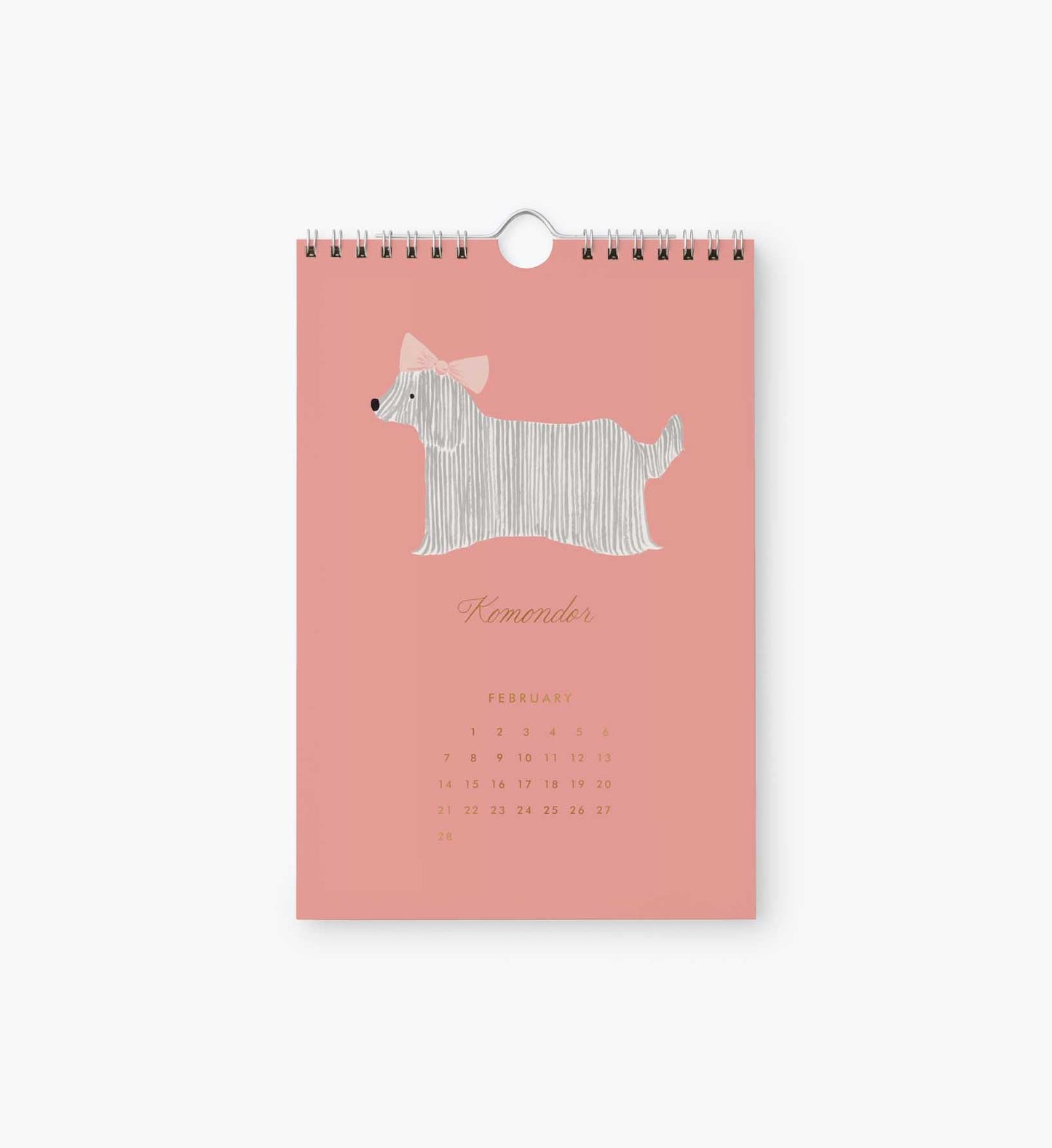 2027 Kitchen Calendar - Dog of the Month