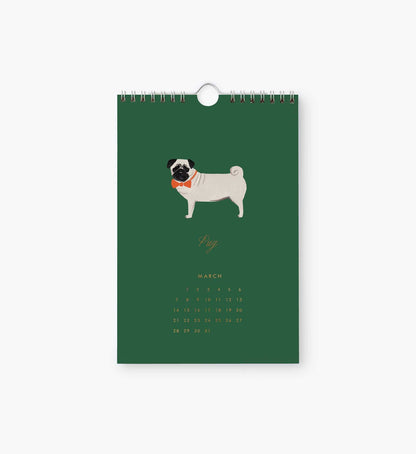 2027 Kitchen Calendar - Dog of the Month