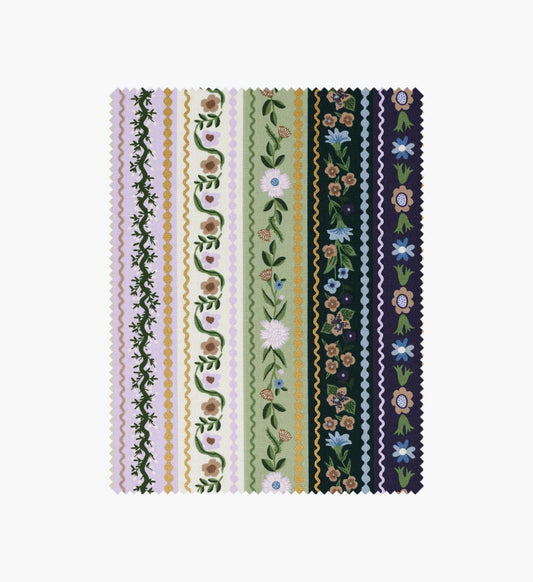 Gemma Canvas Metallic Fabric - Cool