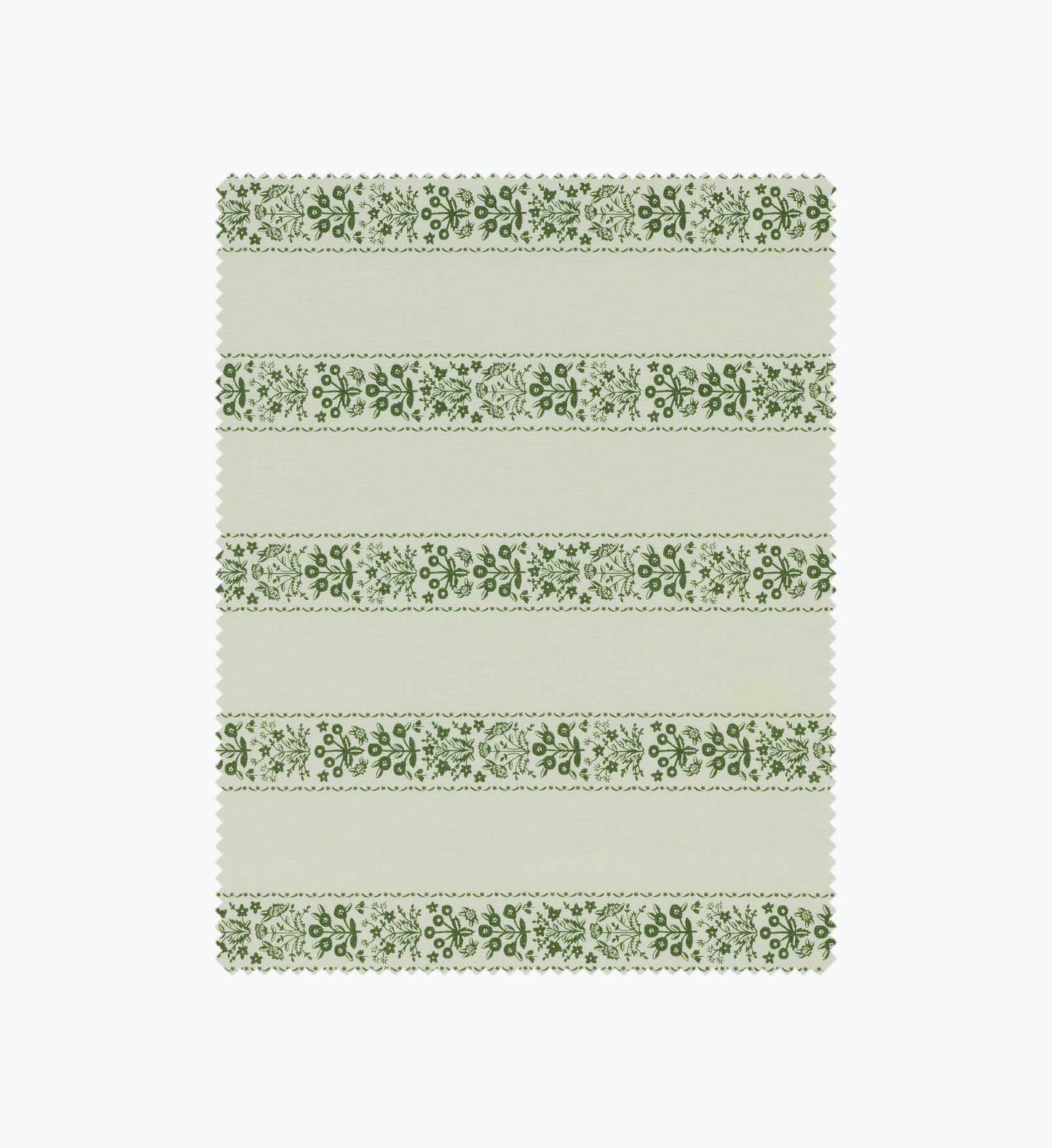 Estee Stripe Cotton Fabric - Cream