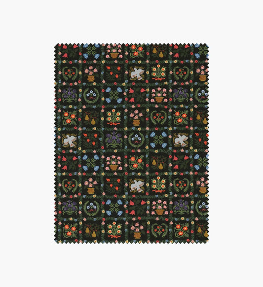 Helena Cotton Fabric - Black