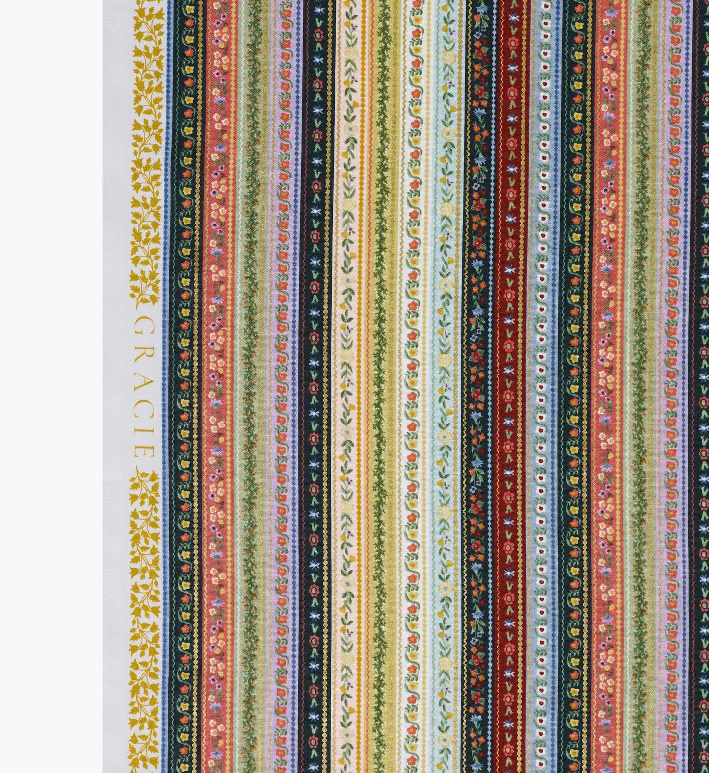 Gemma Cotton Metallic Fabric - Multi