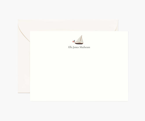 Activities Personalized Stationery  - Sailboat